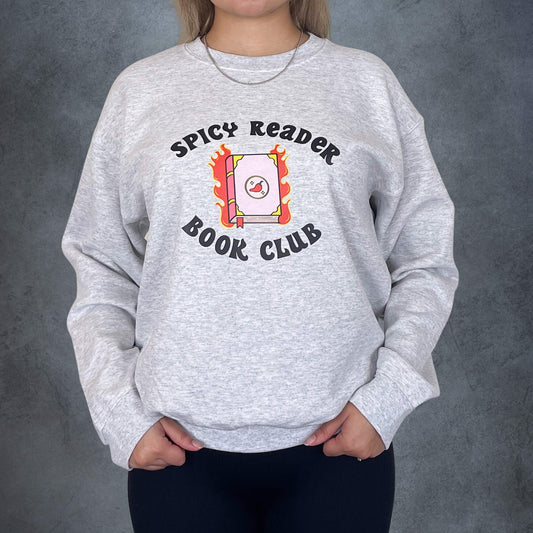 spicy book club sweatshirt